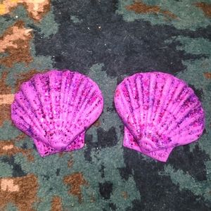 Ariel mermaid shells